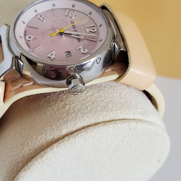 W/BOX LOUIS VUITTON Tambour Date Q1216 Ladies Watch - Picture 3 of 11